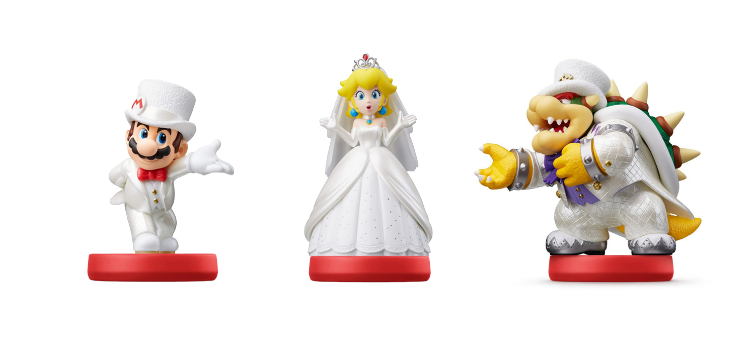 Amiibo Mario Odyssey Mario Peach Bowser 3 Pack - Game Center