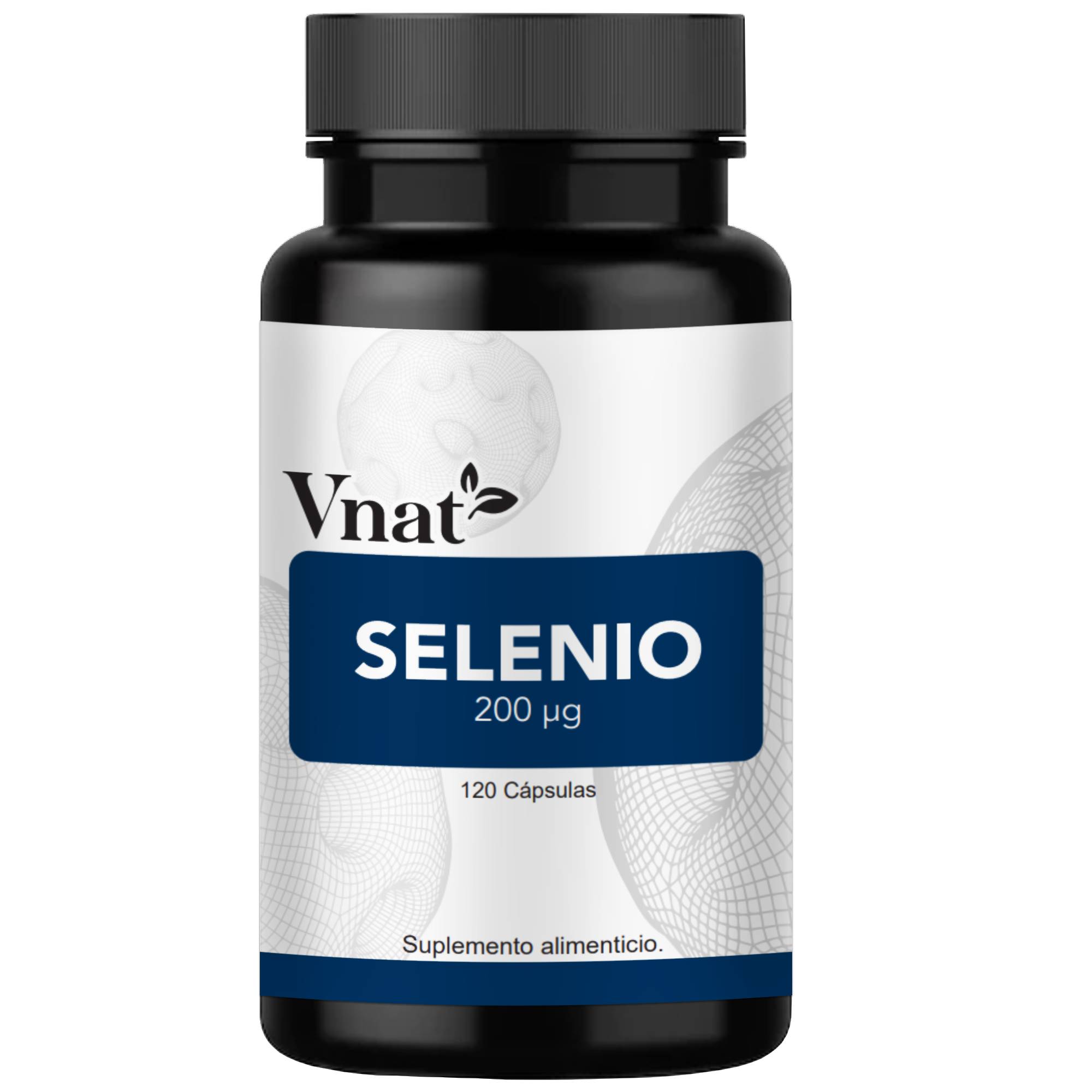 Selenio 200mg VNAT 120 caps. Antioxidante, Anticancerígeno Selenium 