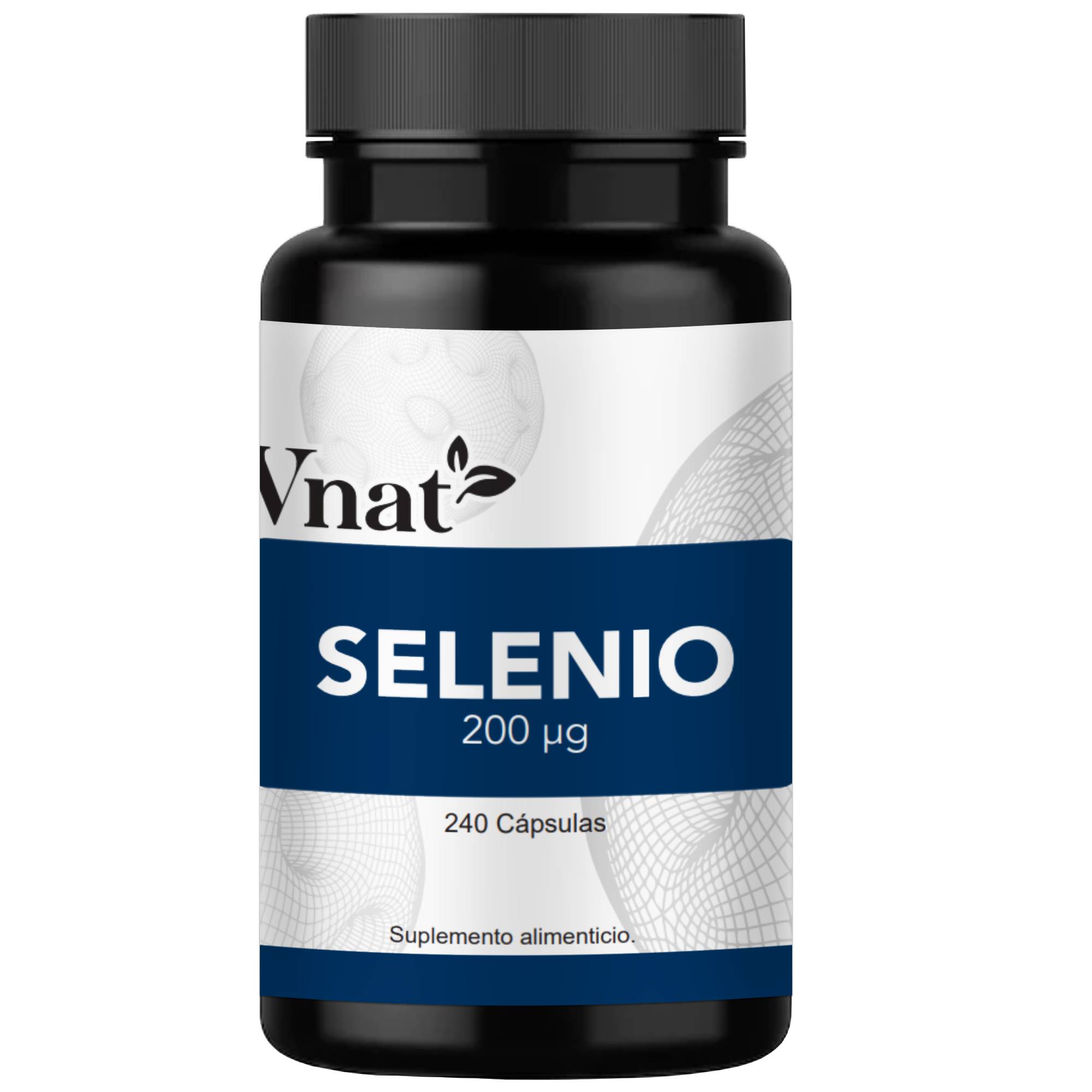 Selenio 200mg VNAT 240 caps. Antioxidante, Anticancerígeno Selenium 