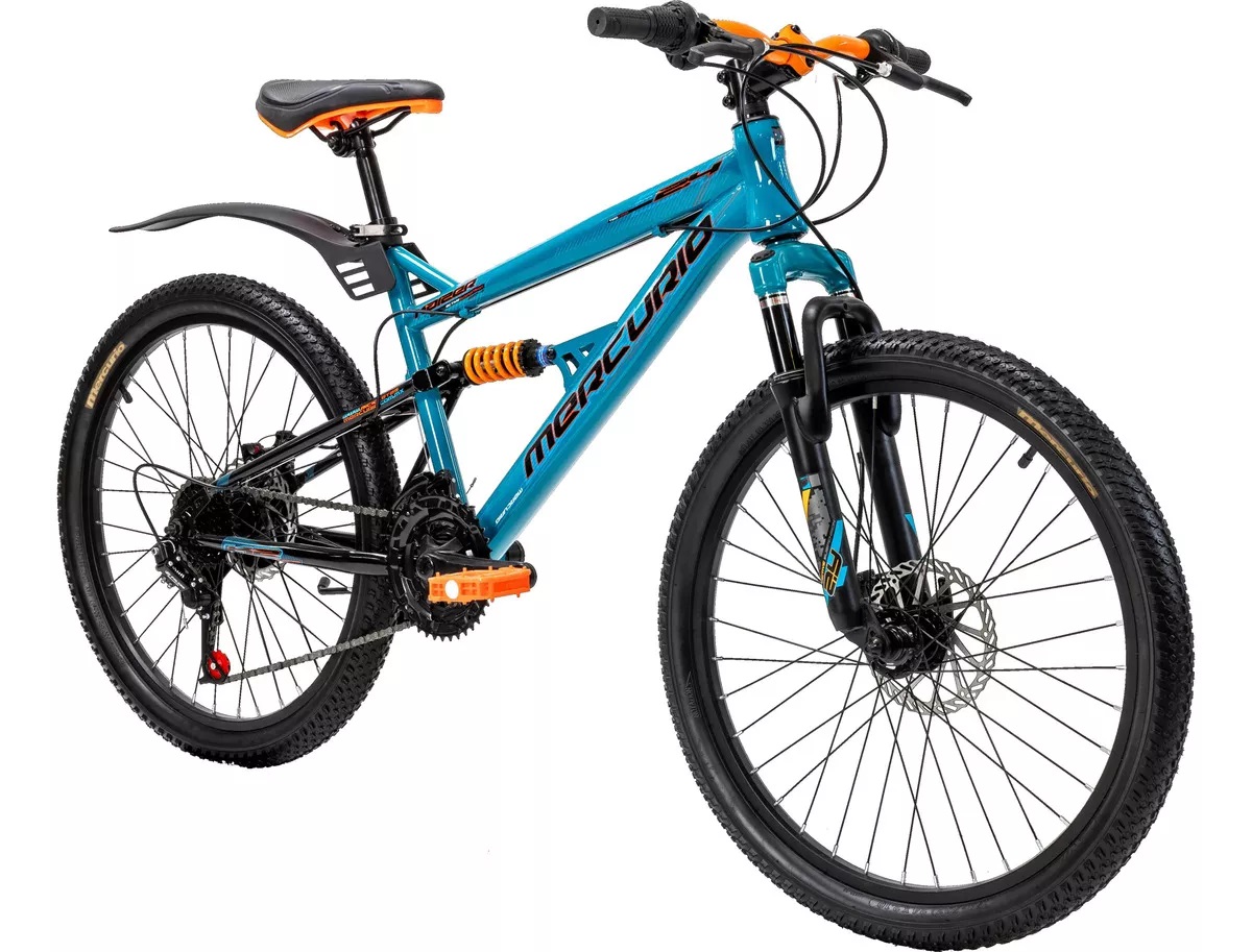 Bicicleta de Montaña KAIZER R24 21v. Negro/Turquesa DS