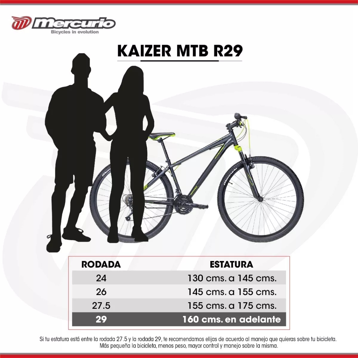 Bicicleta de Montaña KAIZER R24 21v. Negro/Turquesa DS