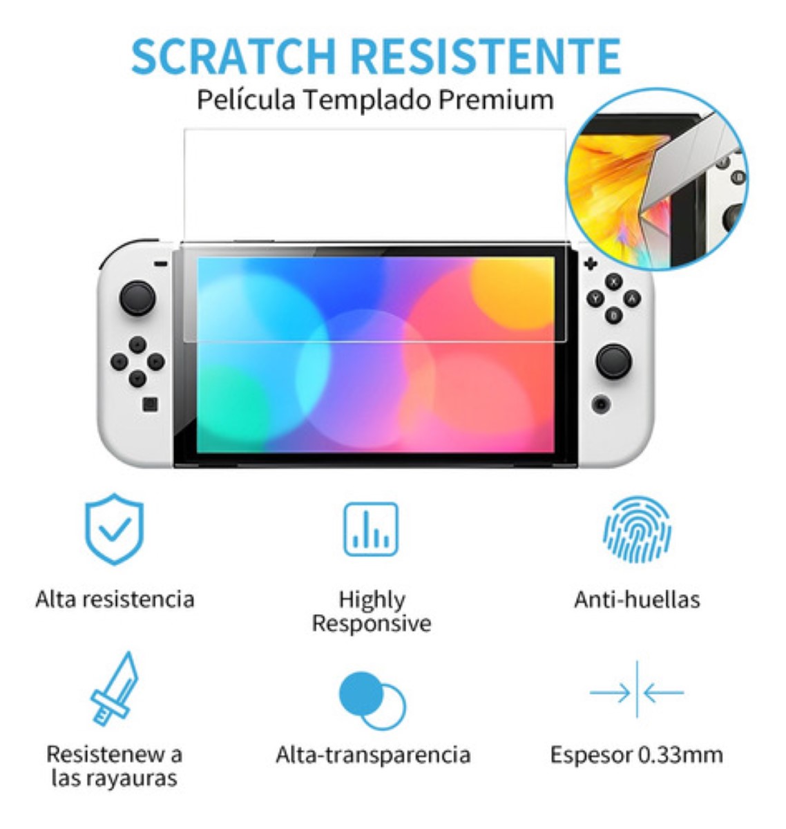 "Kit De 30 Accesorios Funda Para Nintendo Switch Oled Estuche Rojo "