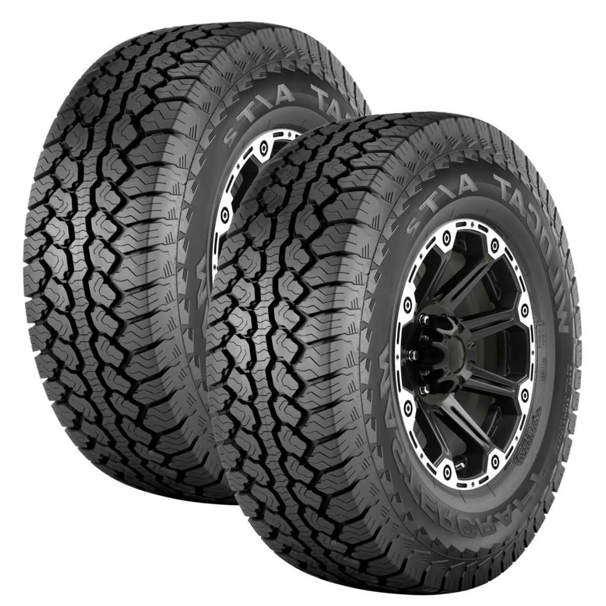 PAQUETE 2 LLANTAS 235/75R15 MASTERCRAFT WILDCAT A/T2  LT 6C