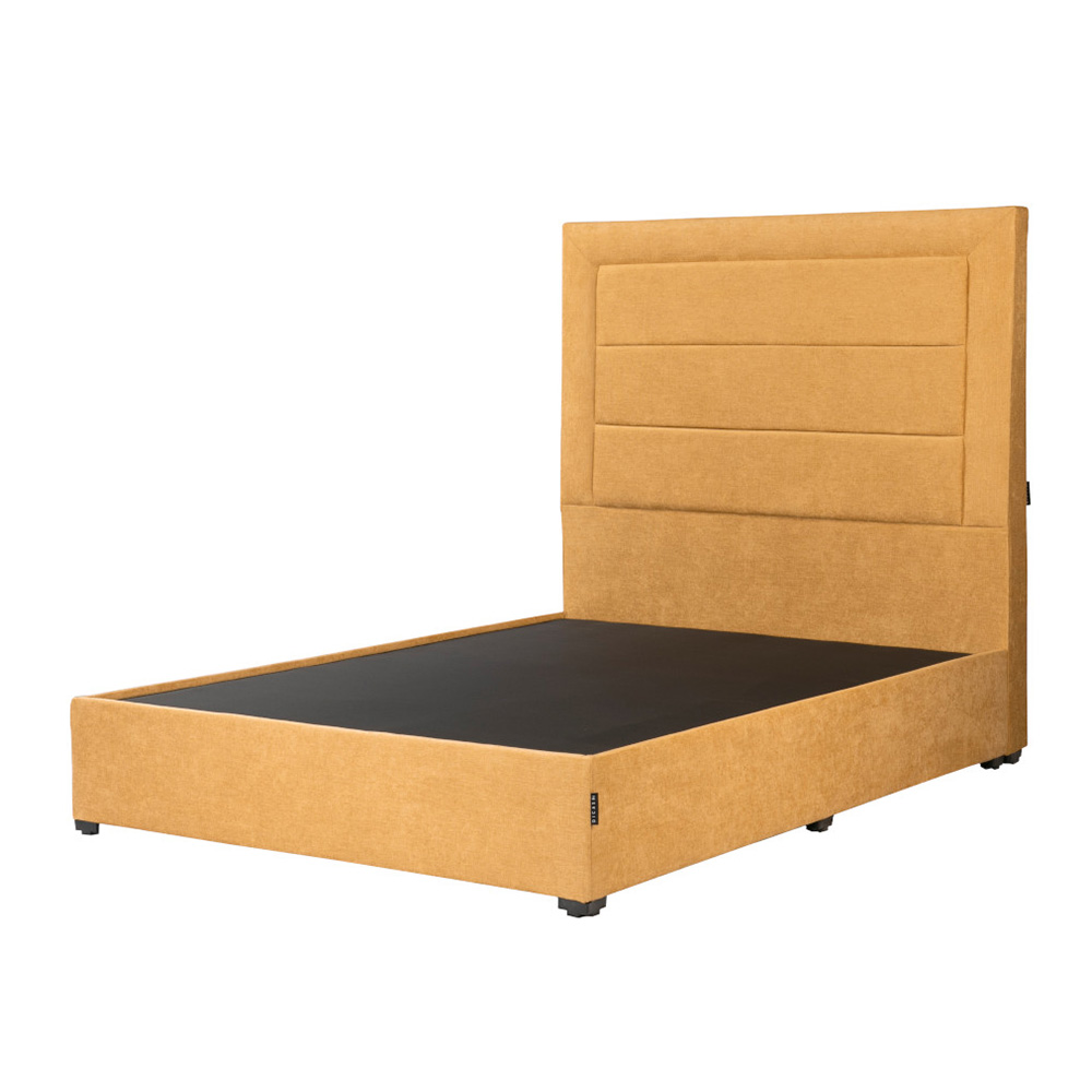 Cabecera Individual Dicasa Blend Con Base Cama Mostaza