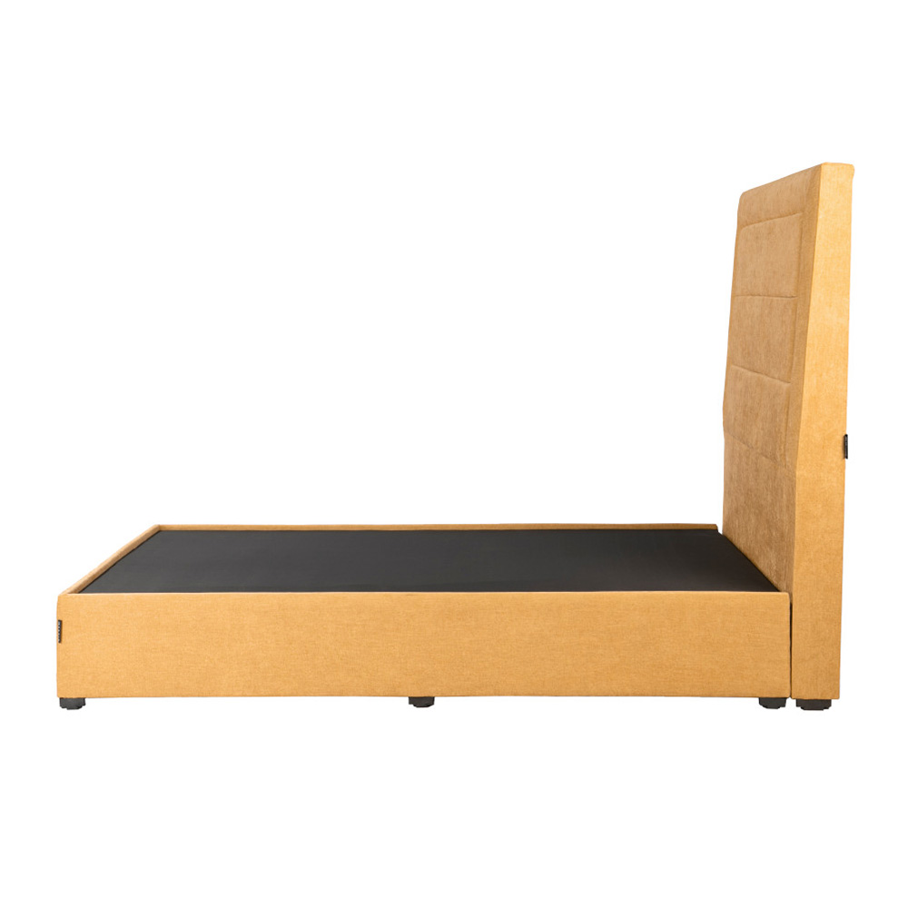 Cabecera Individual Dicasa Blend Con Base Cama Mostaza