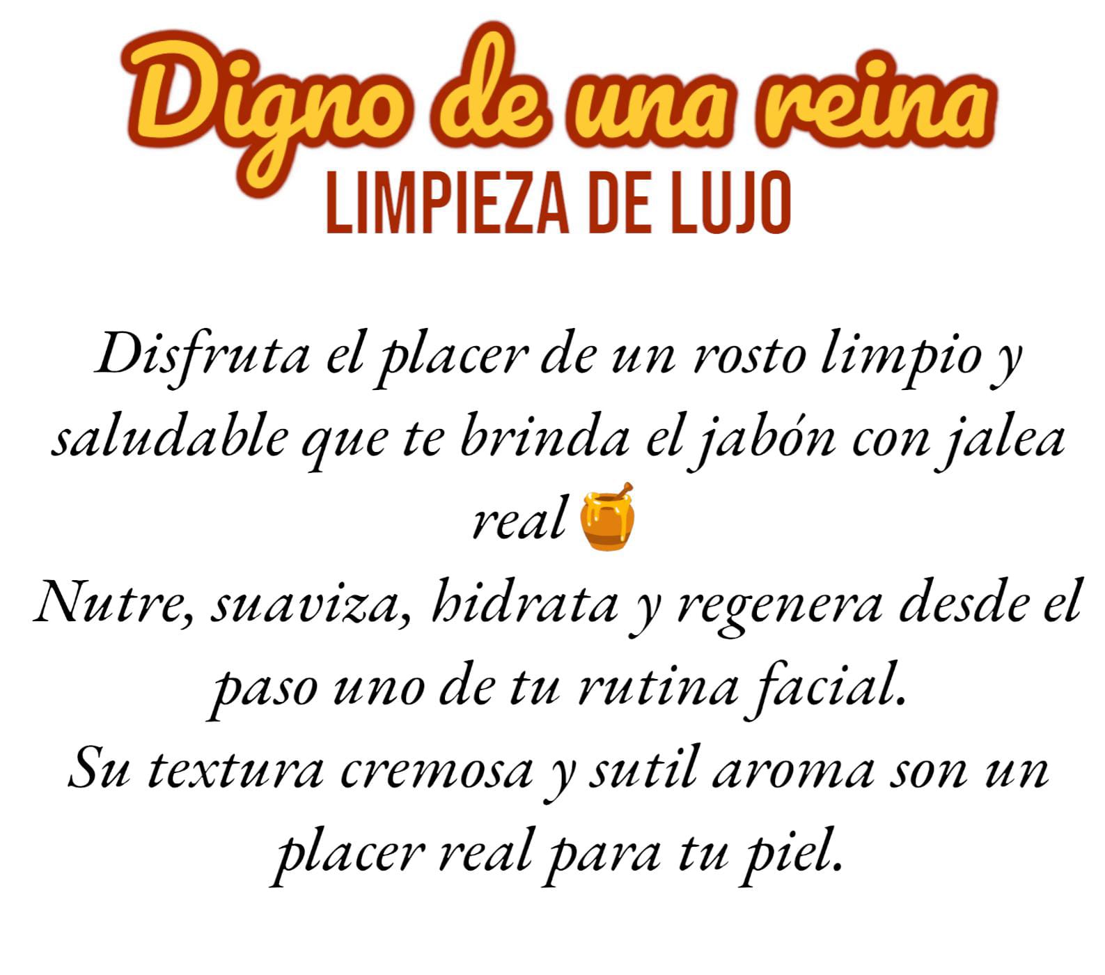 Jabón Facial Jalea Real Caja Con 2 Piezas De 50g C/u