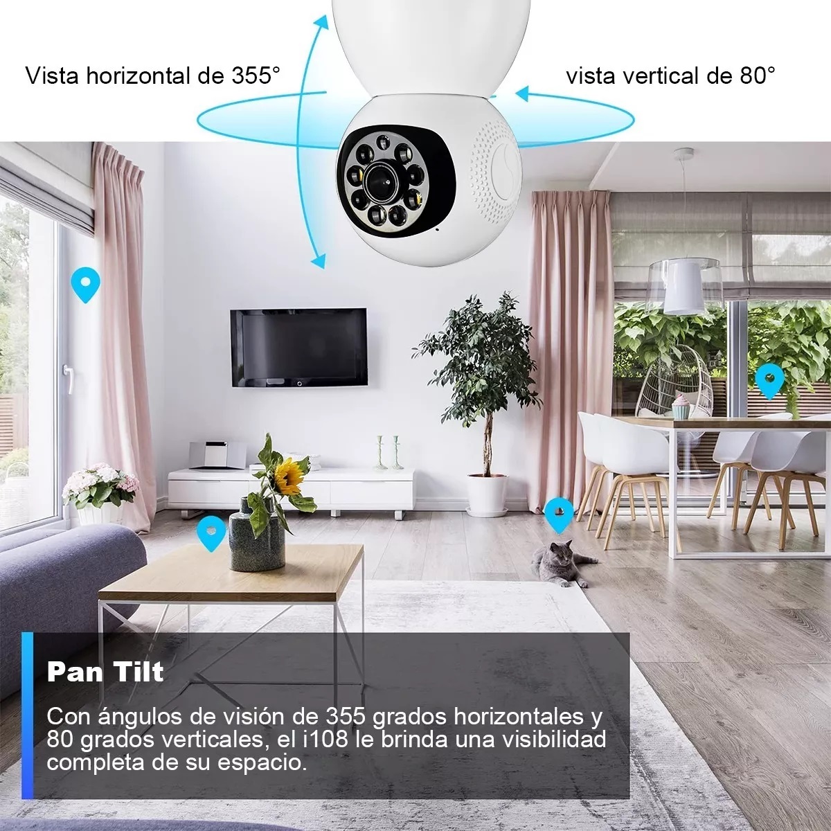 Monitor Para Bebe Wifi Cámara De Seguridad Y Vigilancia Ip