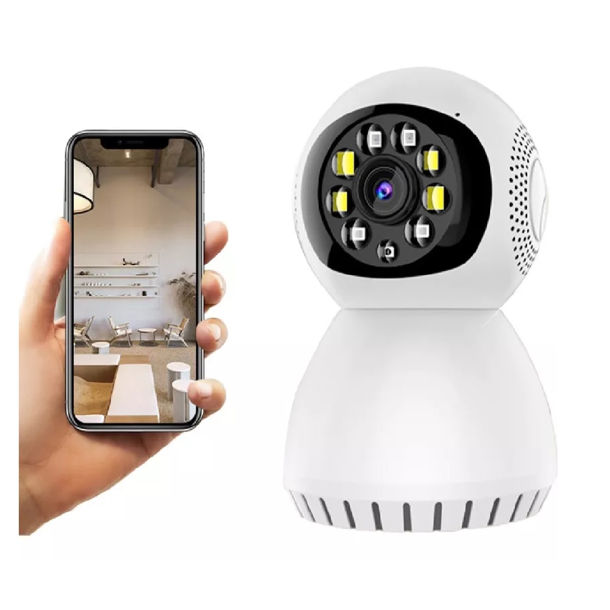 Monitor Para Bebe Wifi Cámara De Seguridad Y Vigilancia Ip