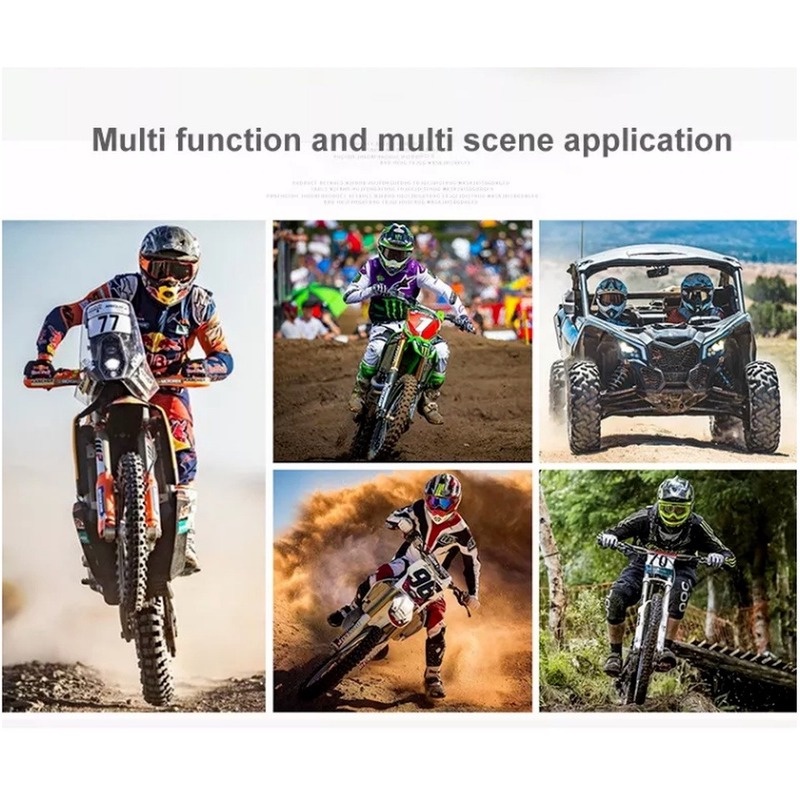 Máscara para motocicleta deporte.