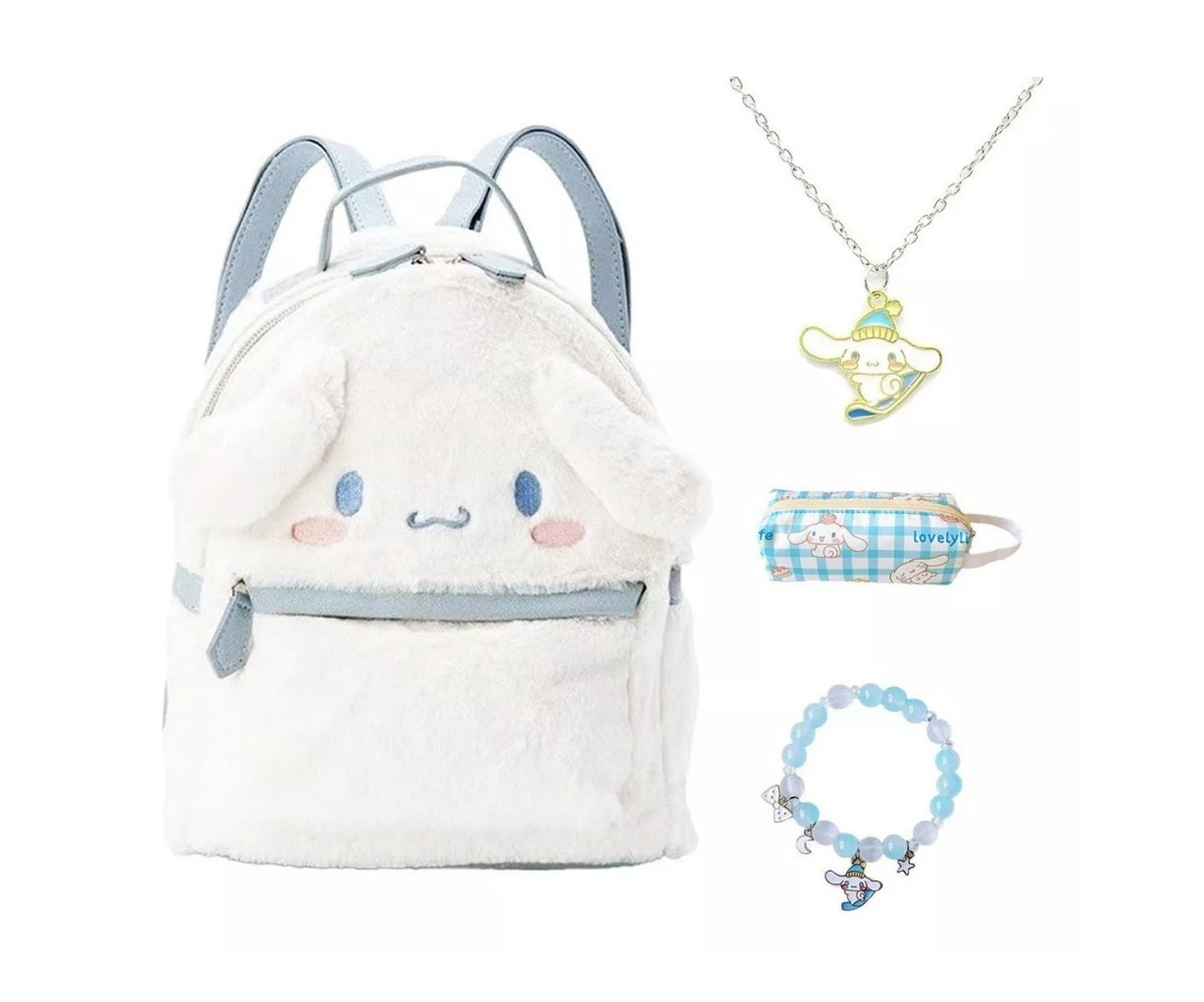 Mochila cinnamoroll Peluche Suave Kawaii T