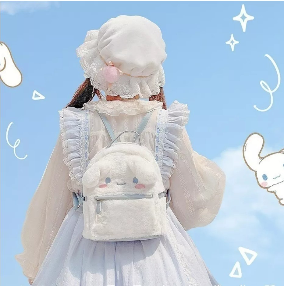 Mochila cinnamoroll Peluche Suave Kawaii T