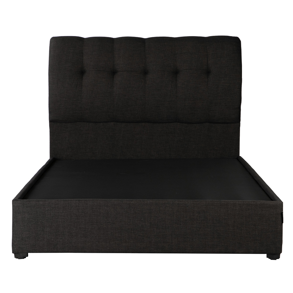 Cabecera King Size Dicasa Nube con Base Cama Belucci Negro