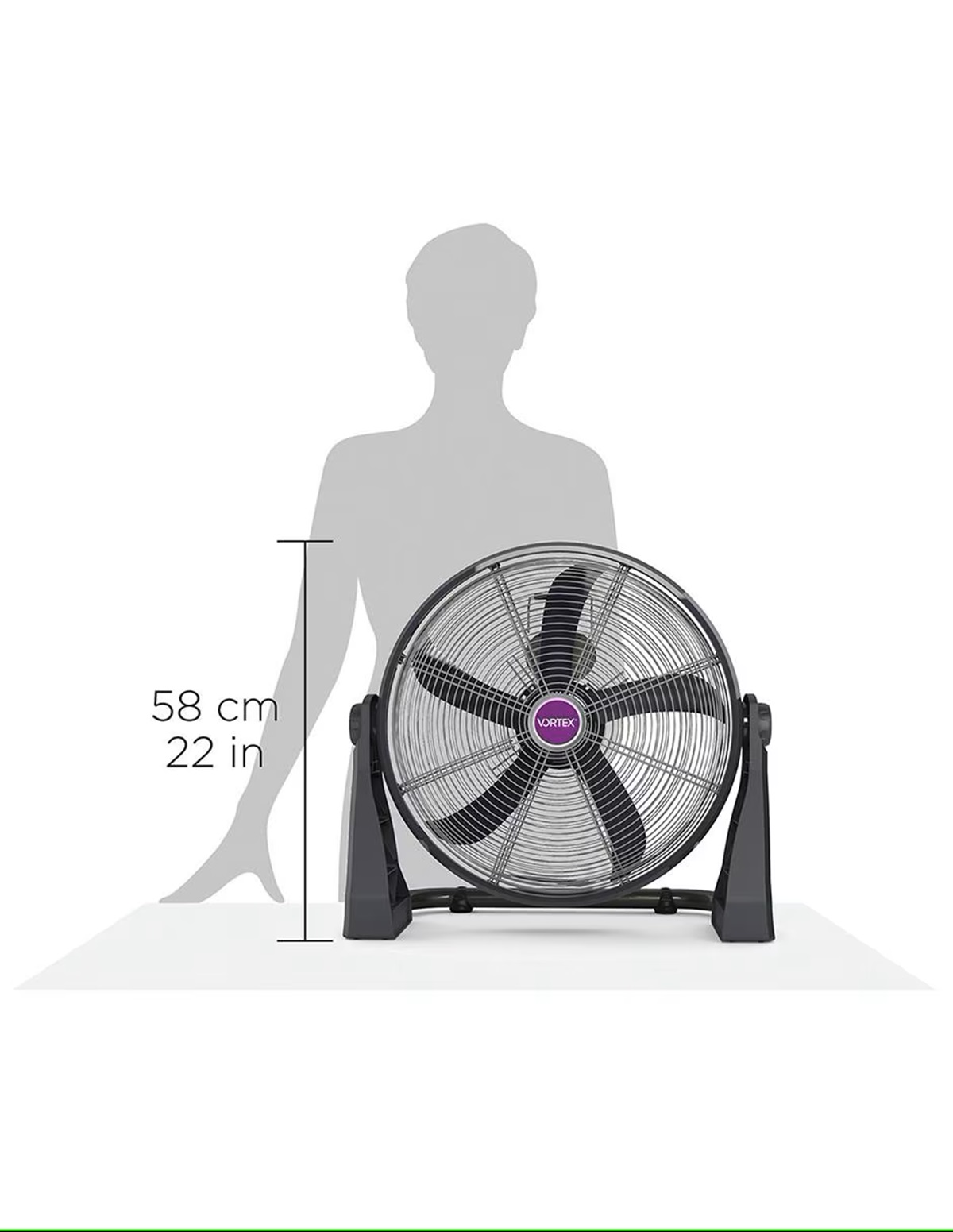 Ventilador Navia de Piso VORTEX CFV-M020.