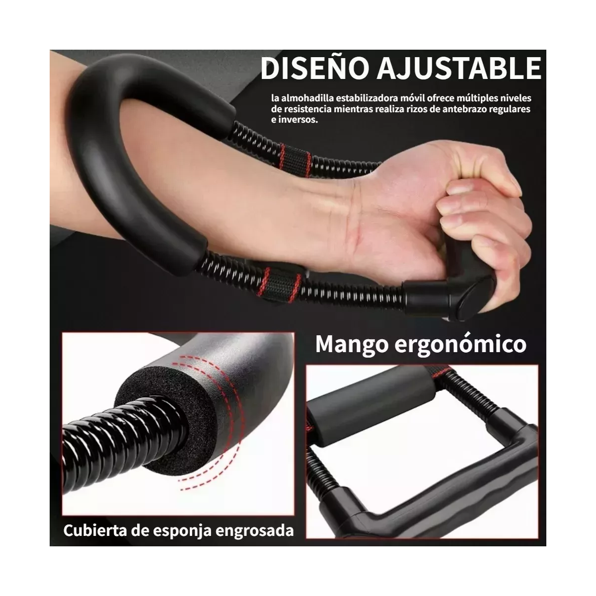 Ejercitador De Dedo,fortalecedor De Mano Muñeca Y Antebrazo