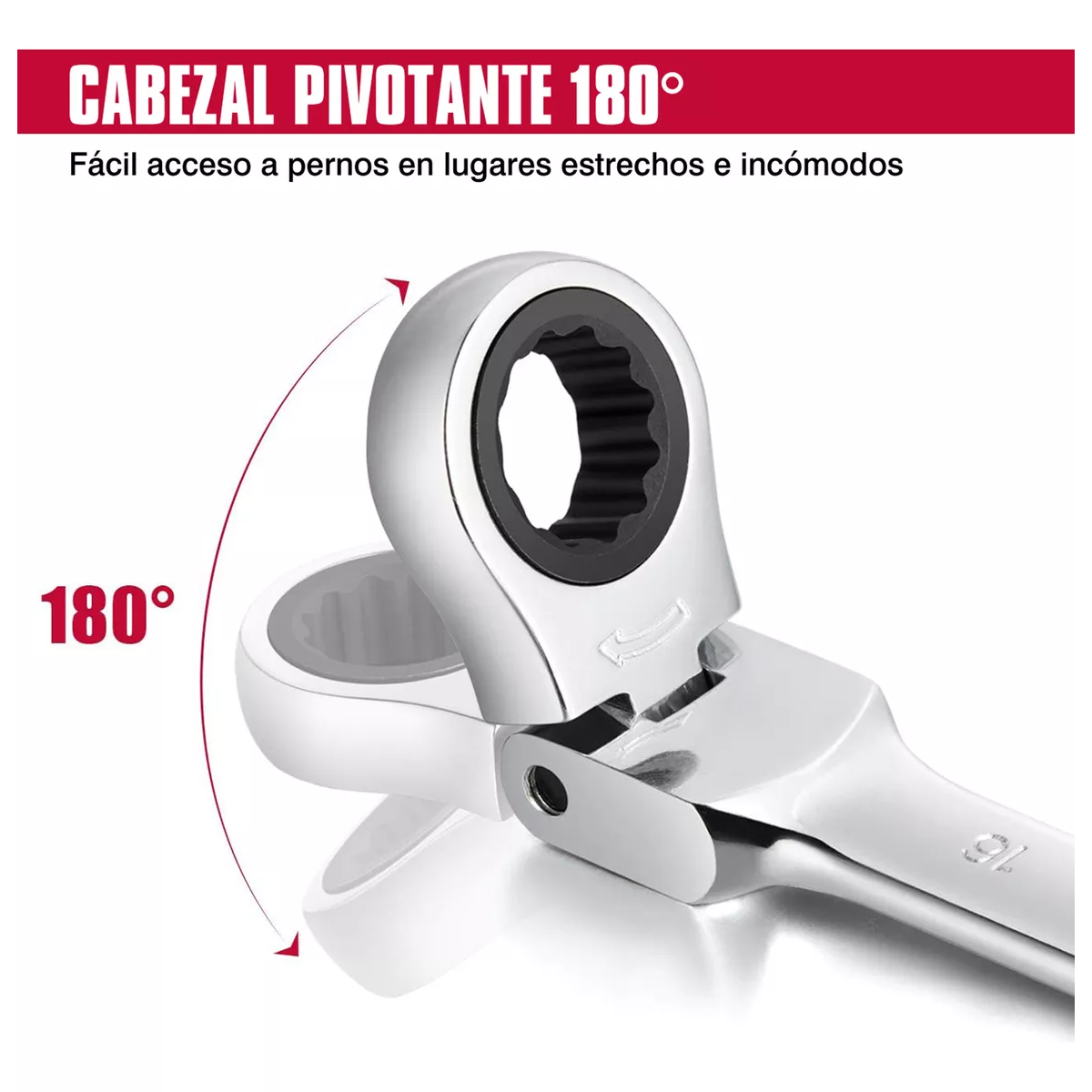 Kit De Llaves De Matraca Mecánicas 6-24 Mm 16 Piezas