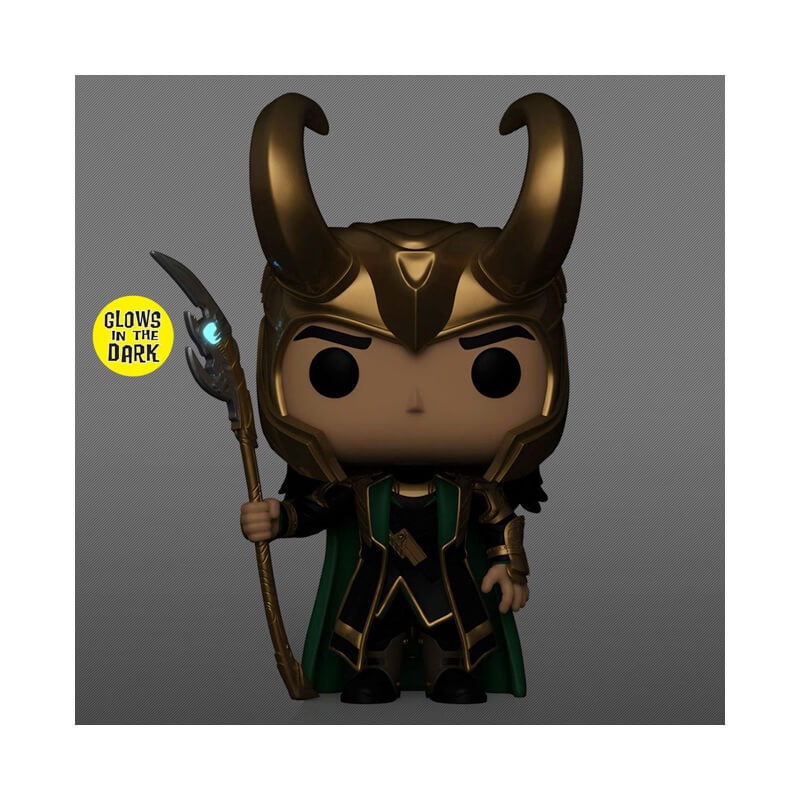 Funko Pop Marvel Loki With Scepter Glows In The Dark 985