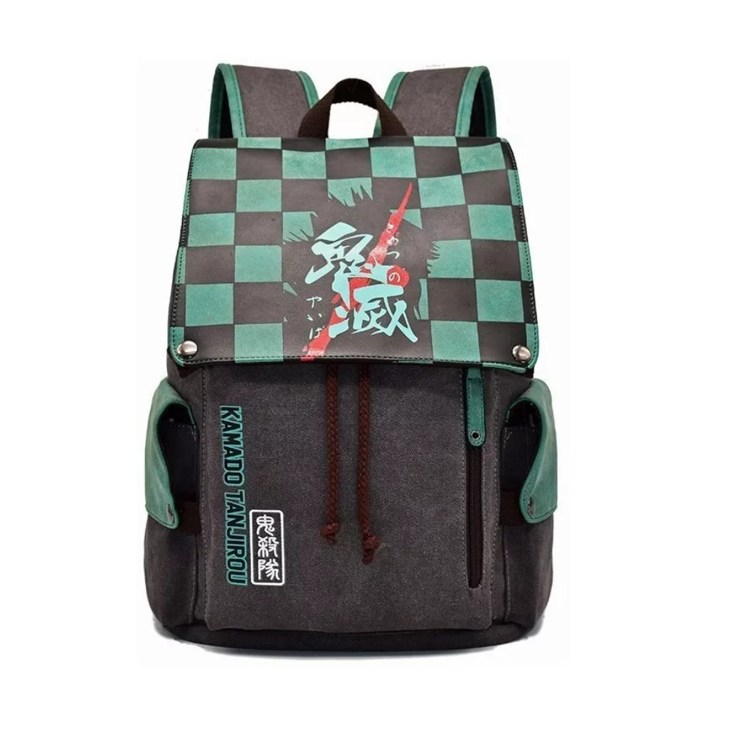 Demon Slayer Anime Backpack Mochila Moda Anime T.