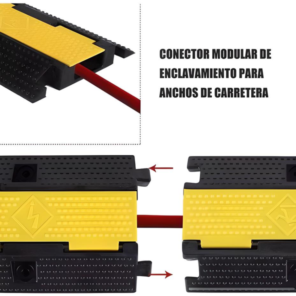 Rampa De Protección De Cables 100m Canal De Protección Largo