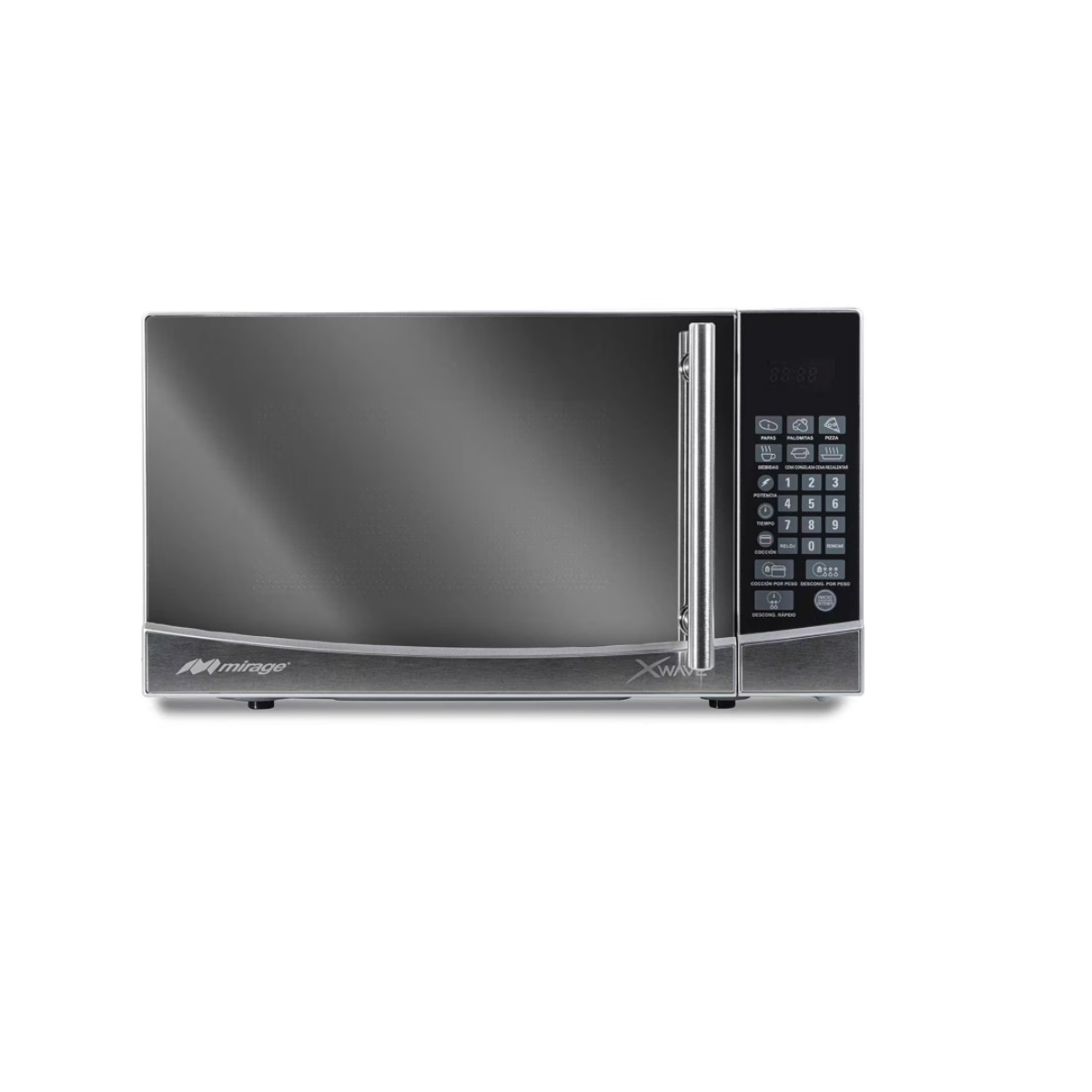 HORNO DE MICROONDAS MIRAGE MWD020E 0.7 FT3 XMAVE ACABADO ESPEJO ENDY10***.