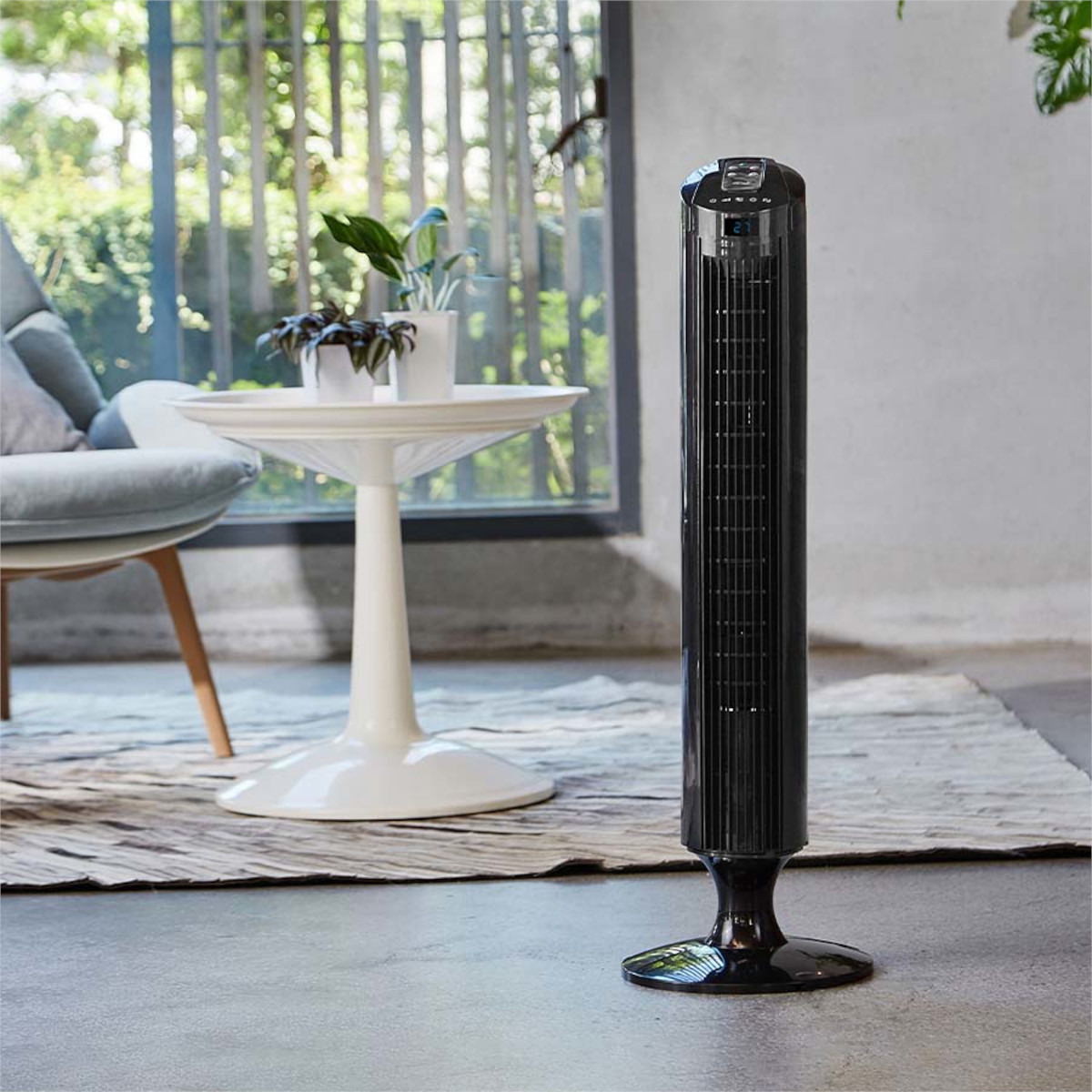 Ventilador Torre 33" MYTEK 3430 control remoto 3 velocidades.