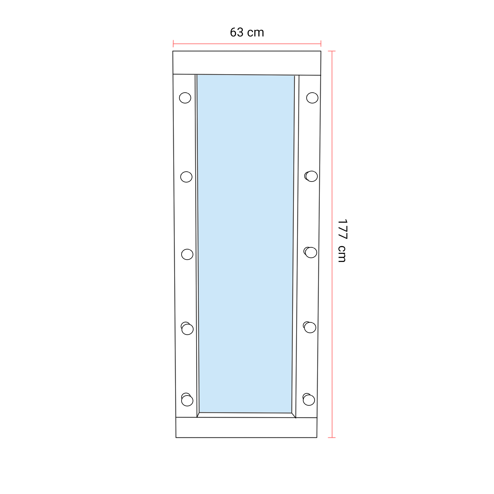 HOLLYWOOD LUNA VERTICAL-ENTREGA ÚNICAMENTE EN CDMX, QUERÉTARO, PACHUCA, TOLUCA Y SUS ÁREAS METROPOLITANAS