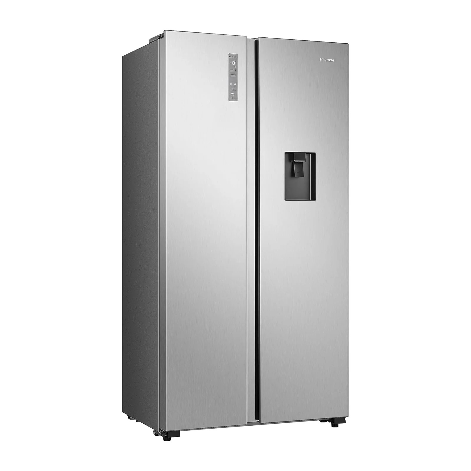 Refrigerador 18 Pies Cúbicos Hisense Side by Side Gris RS19N6WCX.