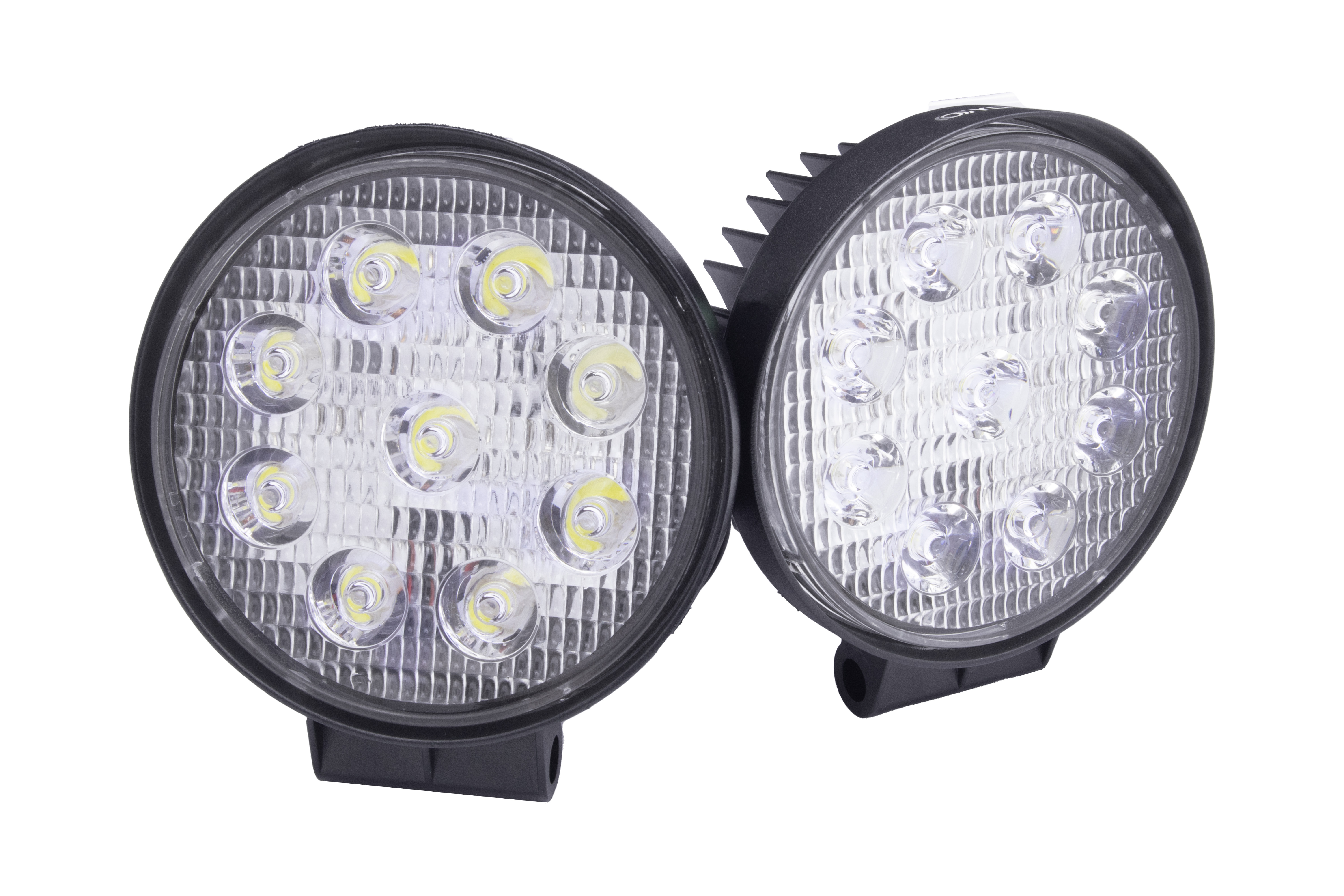Faro Led Redondo en par 9 Cree Led 4 Pulgadas Blanco Reversero