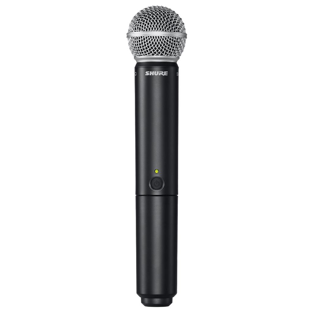 Micrófono Shure BLX24/SM58 Sistema Inalambrico-Negro