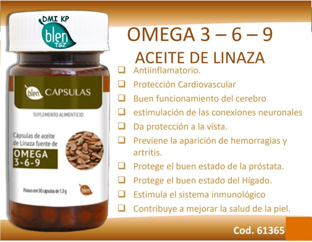 Aceite Linaza Fuente Omega 3 6 Y 9 Blen