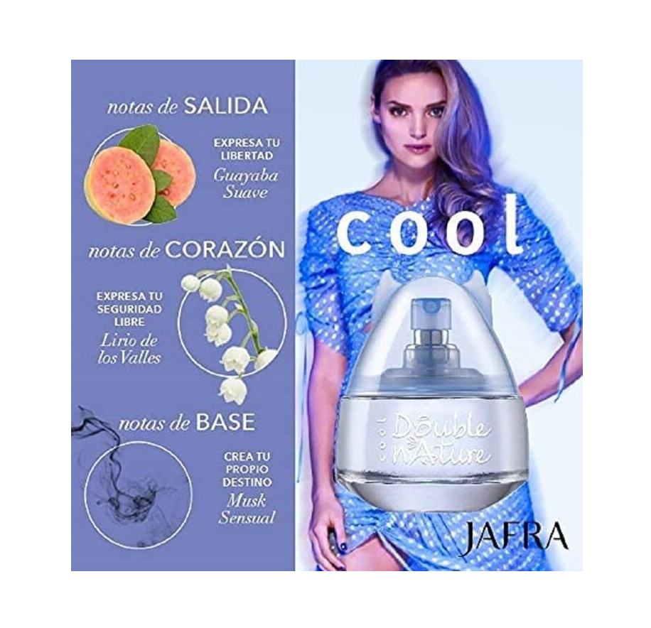 Double Nature Cool Agua De Tocador Jafra Para Dama