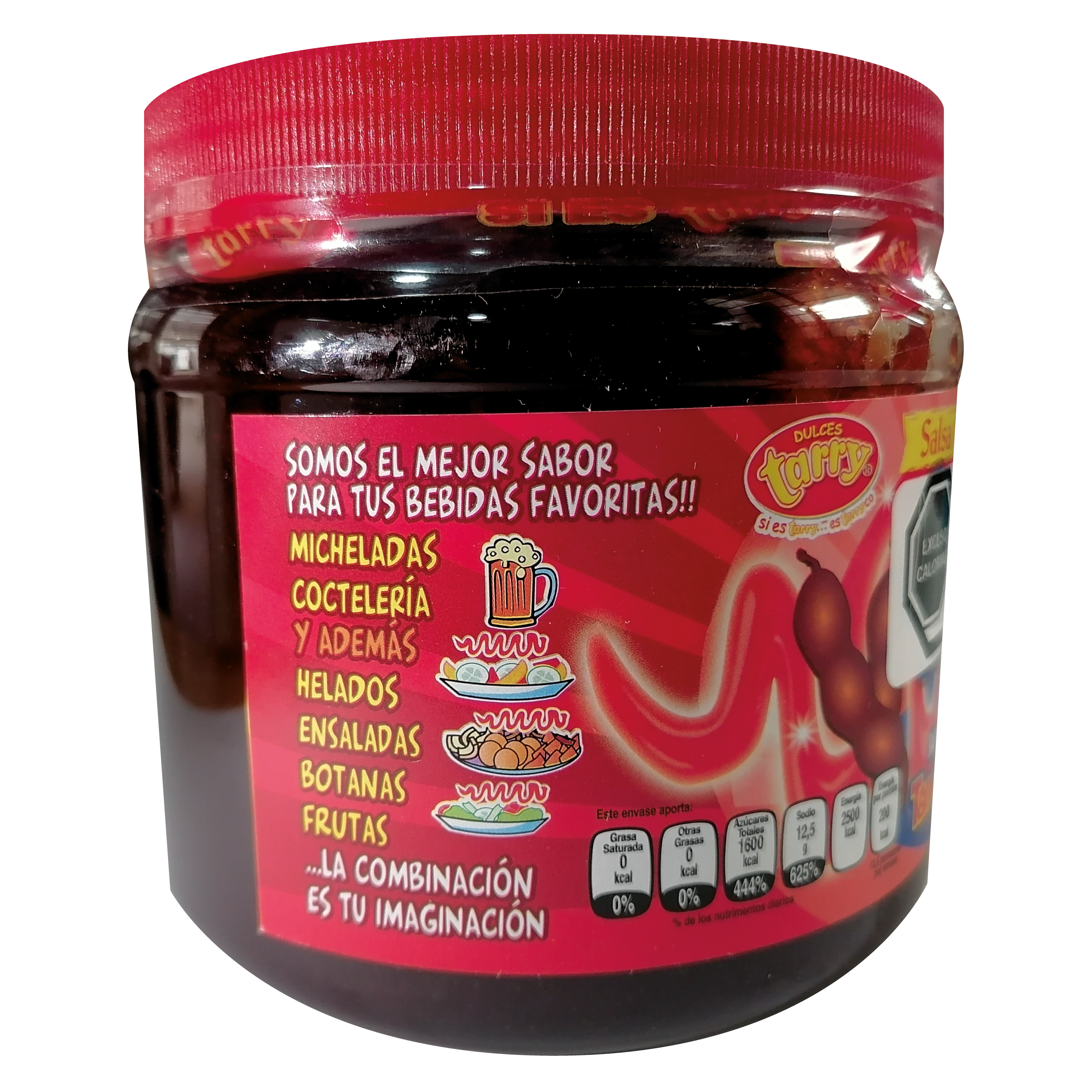 Tarry Pulpas Sabor Tamarindo-Chamoy 1K Escarchado Para Bebidas