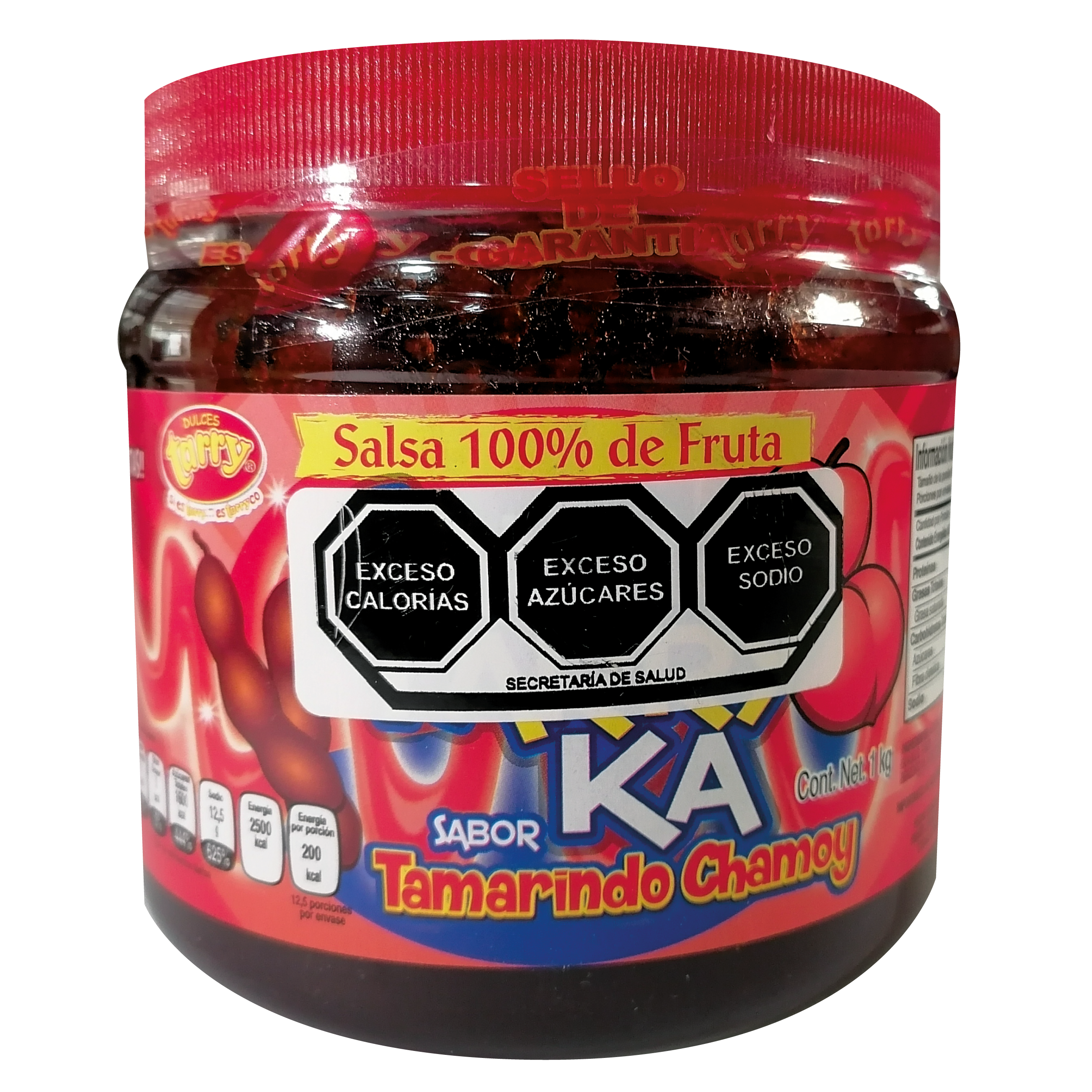 Tarry Pulpas Sabor Tamarindo-Chamoy 1K Escarchado Para Bebidas