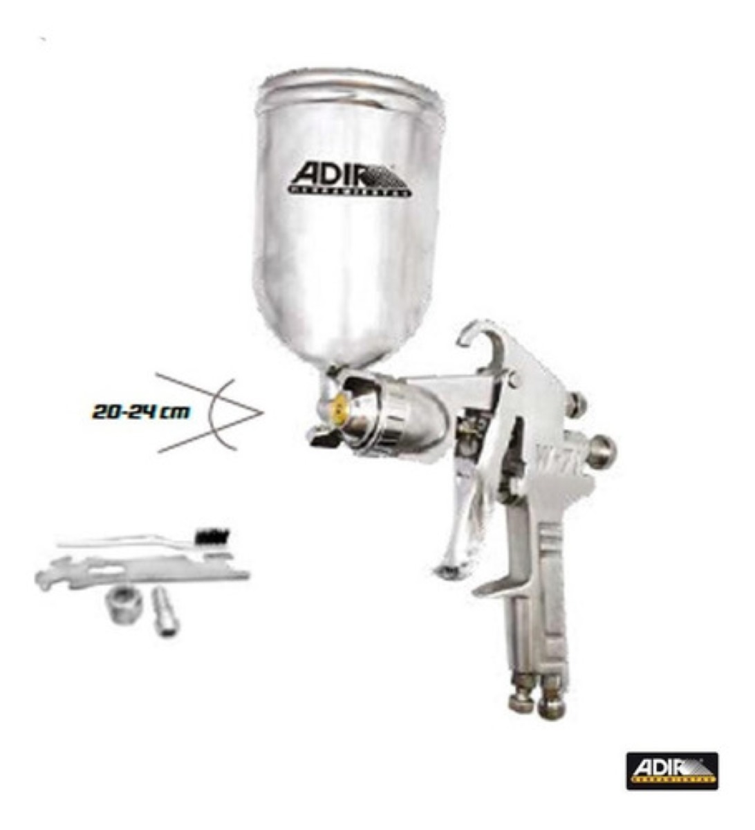 Pistola Pintura Gravedad Profesional Industrial Adir 662-b