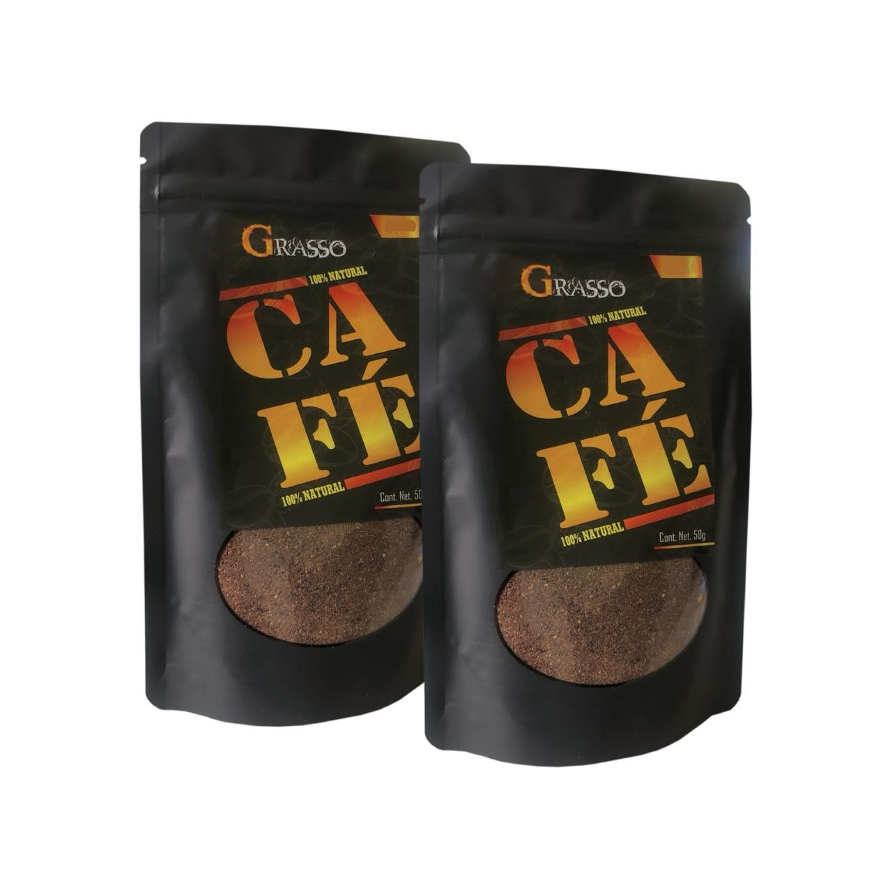 Café Termogénico Reductor Tallas Quema Grasa 100% Natural Grasso