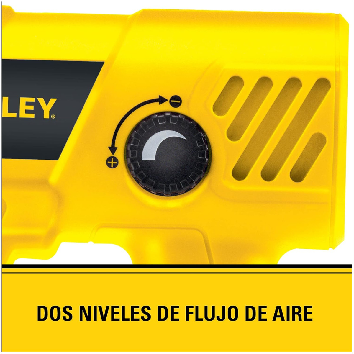 Pistola Calor Eléctrica STANLEY 1800W STXH2000K-B3 accesorios.