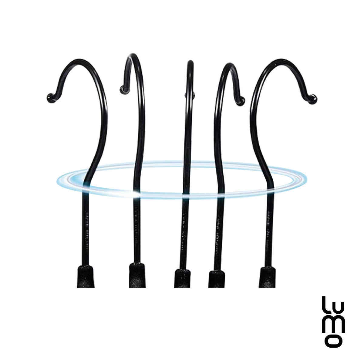 Set de 50 Ganchos Perchas Terciopelo Velvet Premium.