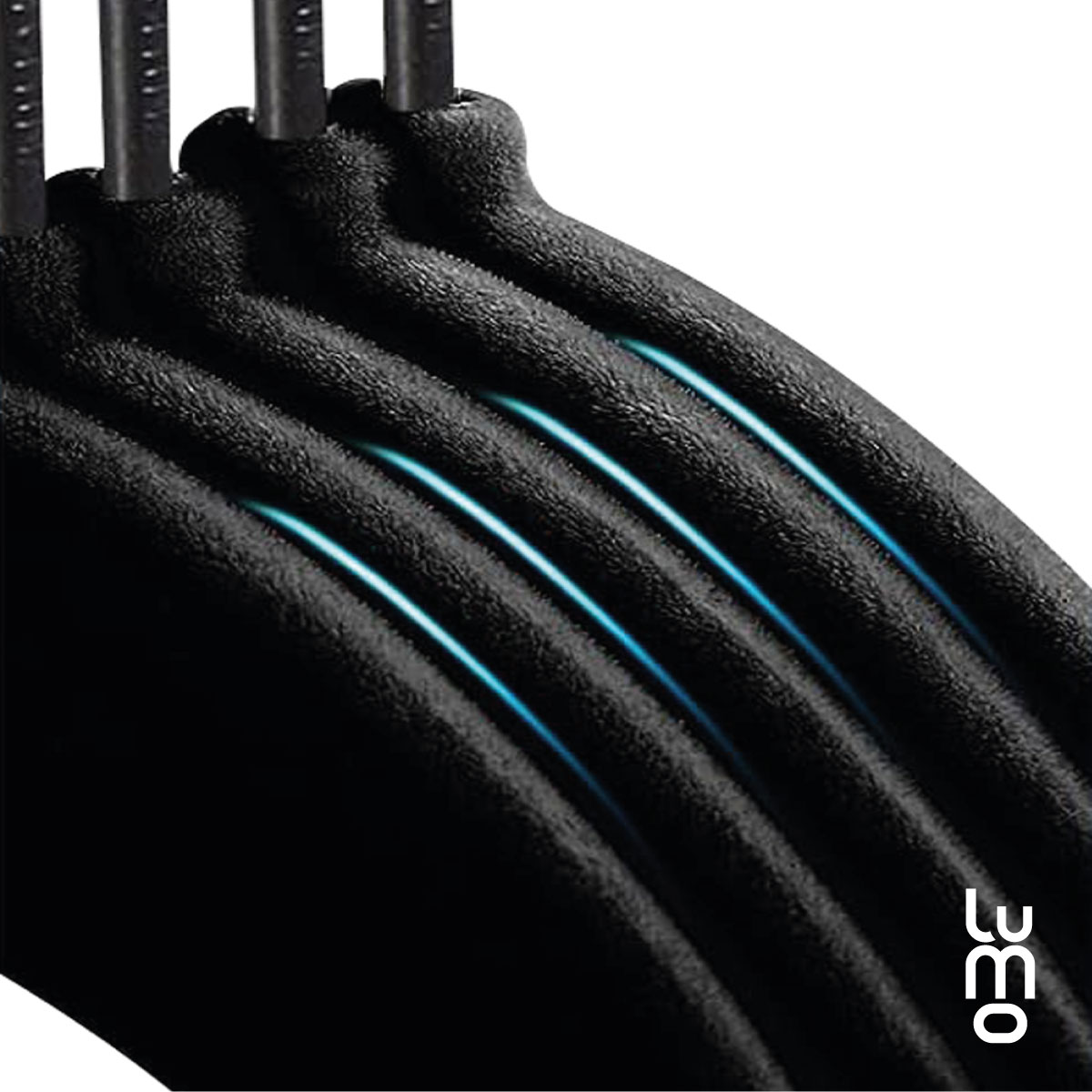 Set de 50 Ganchos Perchas Terciopelo Velvet Premium.