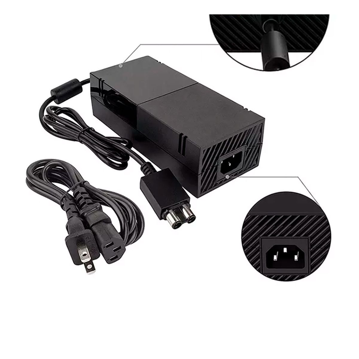 Cargador Fuente De Poder Compatible Con Xbox One Negro.