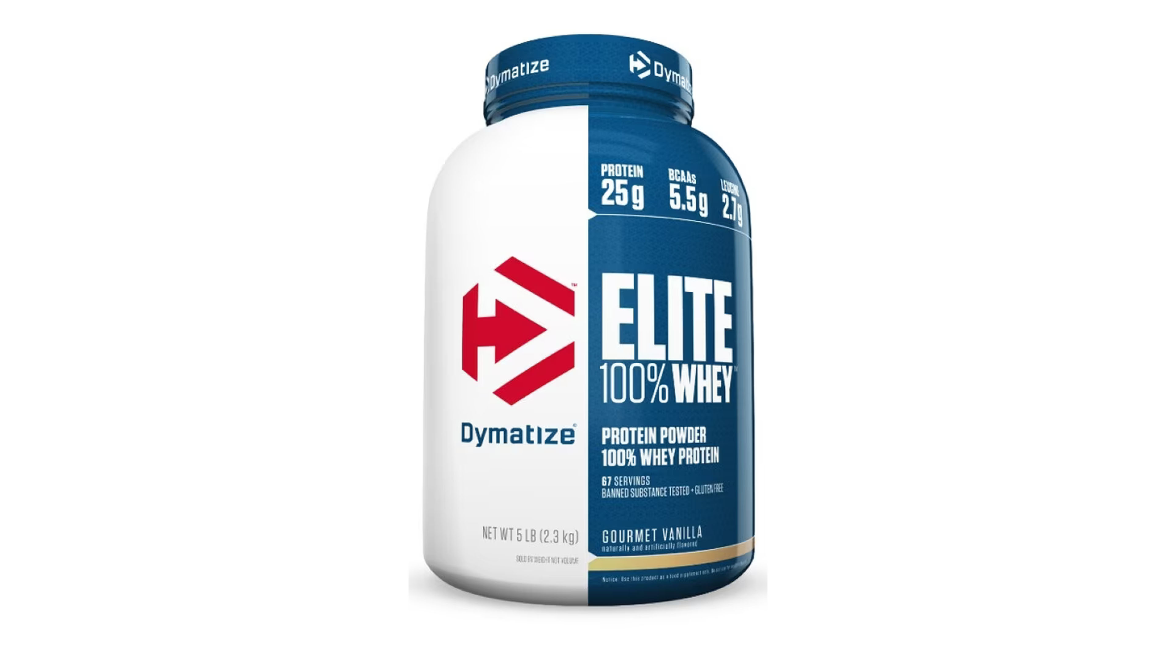 Proteína Elite Whey Dymatize Sabor Vainilla 5lb