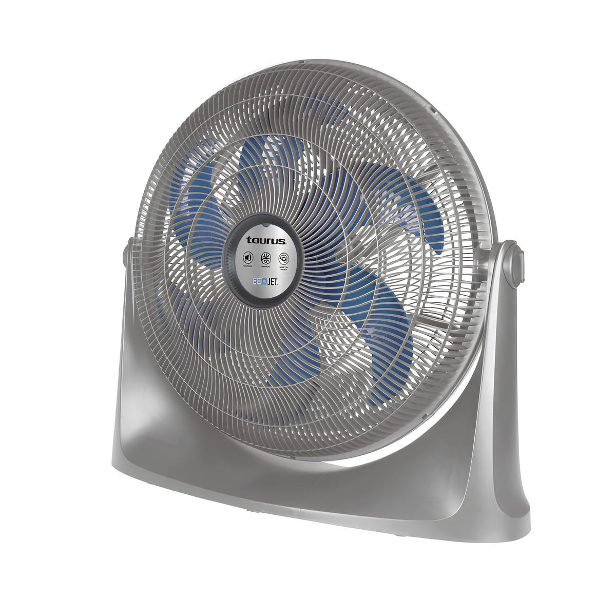 Ventilador De Piso Y Pared Taurus Supersonic 20" 3 Vel Gris.