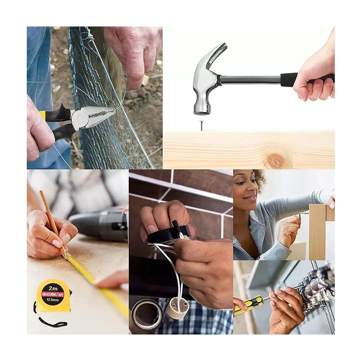 Juego De 16 Herramientas Manuales Con Maletin Elegate.