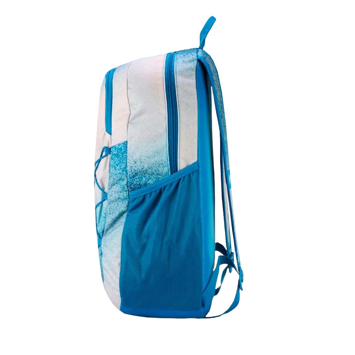 Mochila Under Armour Hustle Azul Cielo Blanco Deportiva.