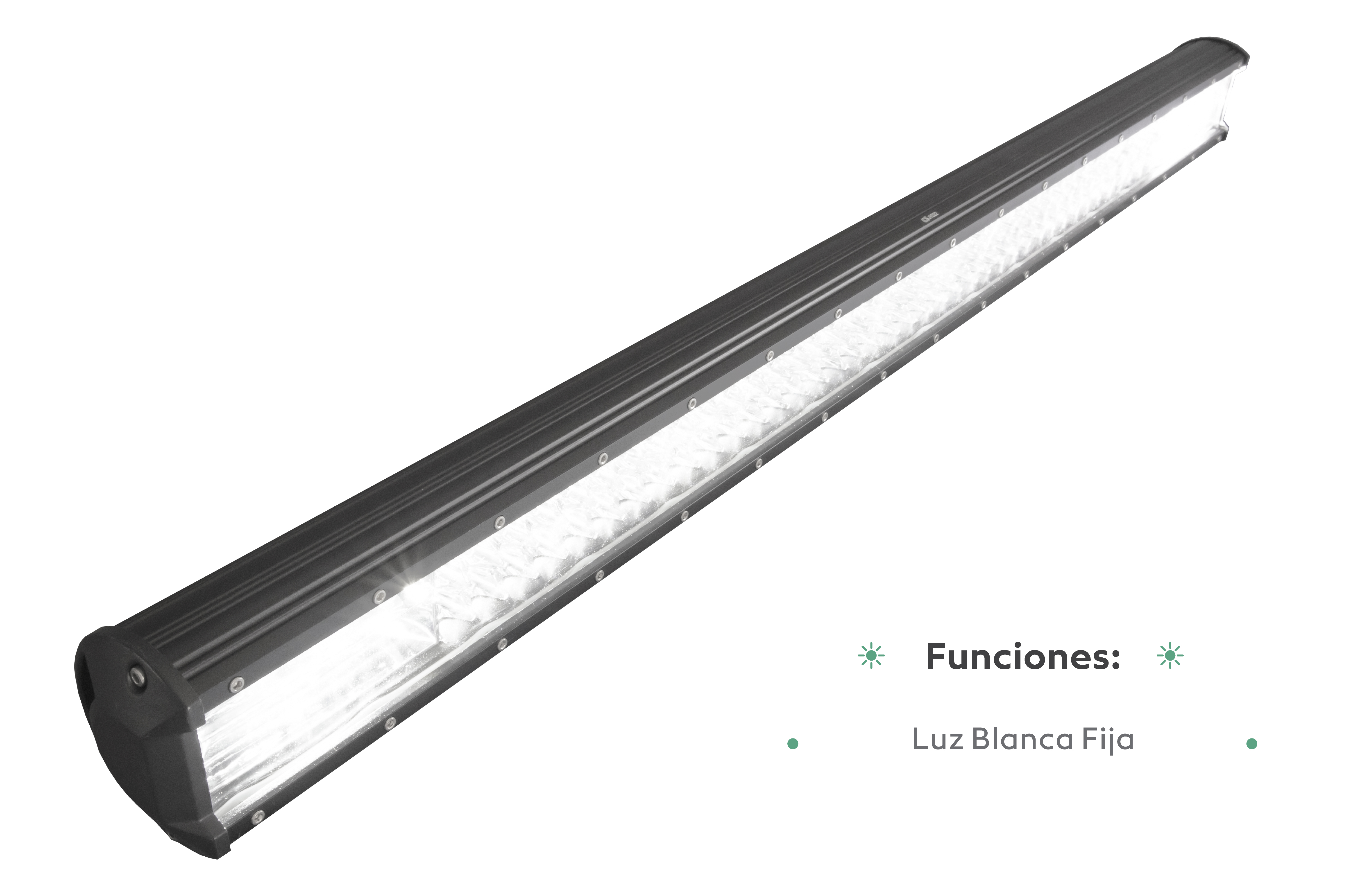 Barra Triple 192 Hiper Led 42 Pulgadas Recta Base Techo Camioneta o Auto