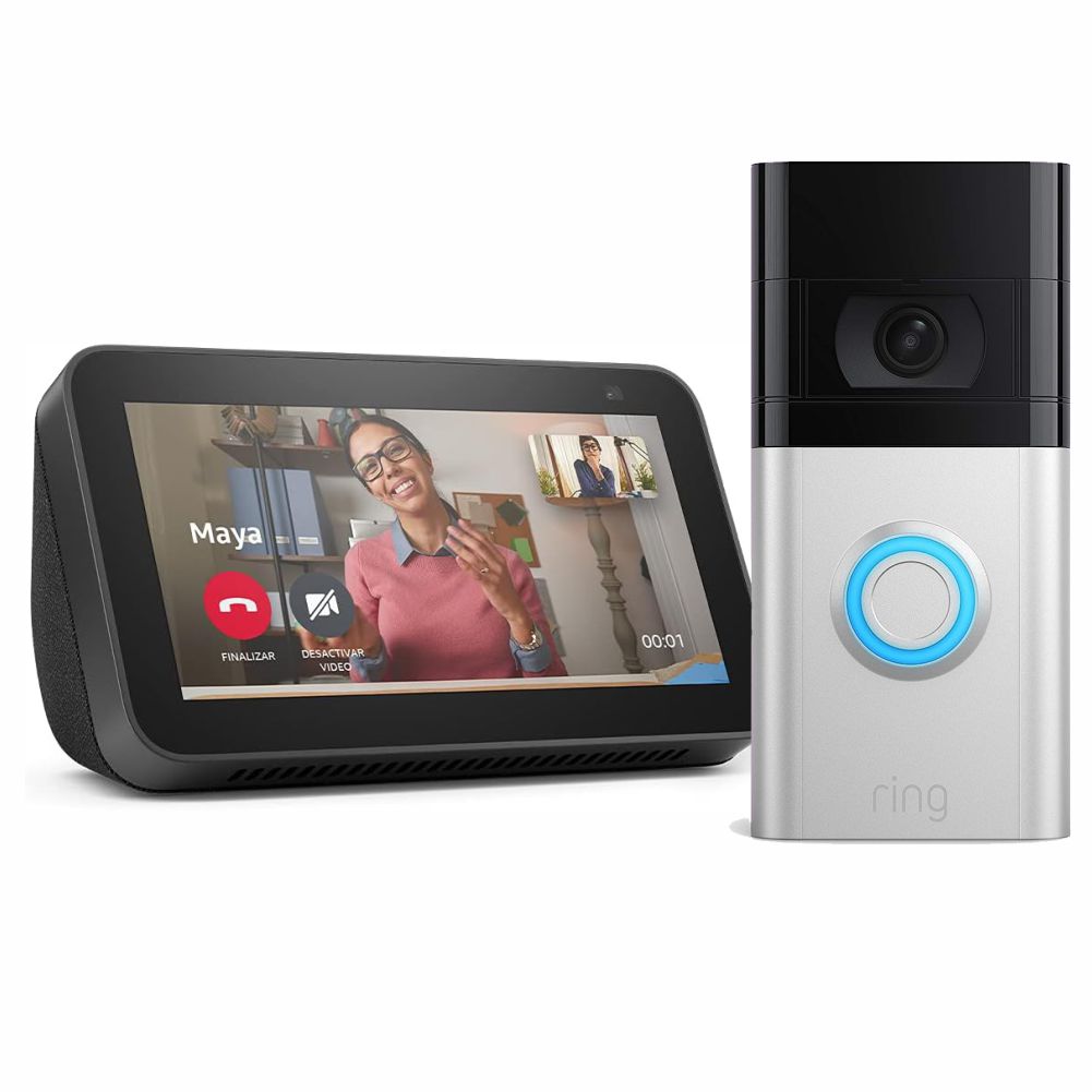 Ring Timbre Inteligente Video Doorbell 4 HD Wi-Fi Niquel Satinado.