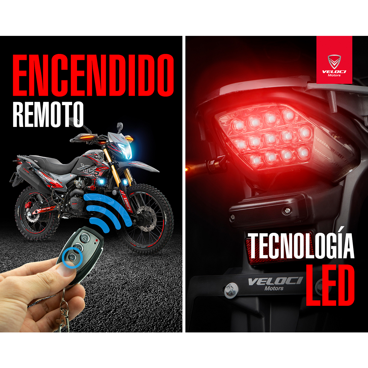 Moto Veloci Xeverus Pro XR2 300cc Negro 2023