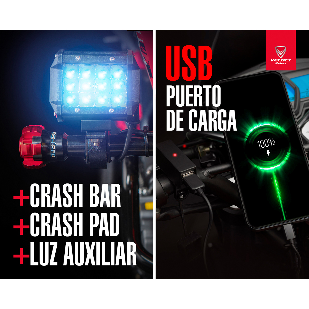 Moto Veloci Xeverus Pro XR2 300cc Negro 2023