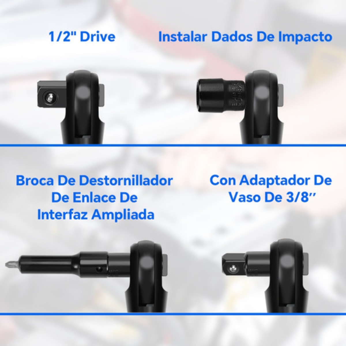 Matraca Neumática Impacto De Llave Pistola Neumática 1/2