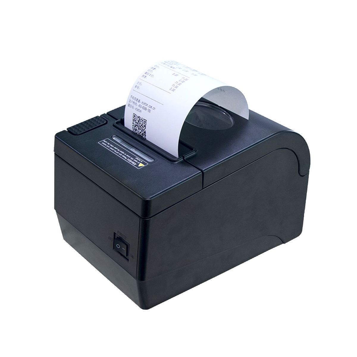 Impresora Termica De Tickets 80mm Para Punto De Venta Bluetooth O Usb Negra.