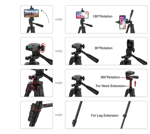 Tripie Para Cámara Y Celular Con Control Remoto Con Funda Nuevos