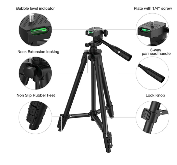 Tripie Para Cámara Y Celular Con Control Remoto Con Funda Nuevos